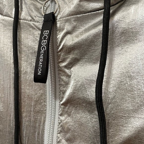 BCBGeneration Metallic Silver Jacket - Picture 4 of 6